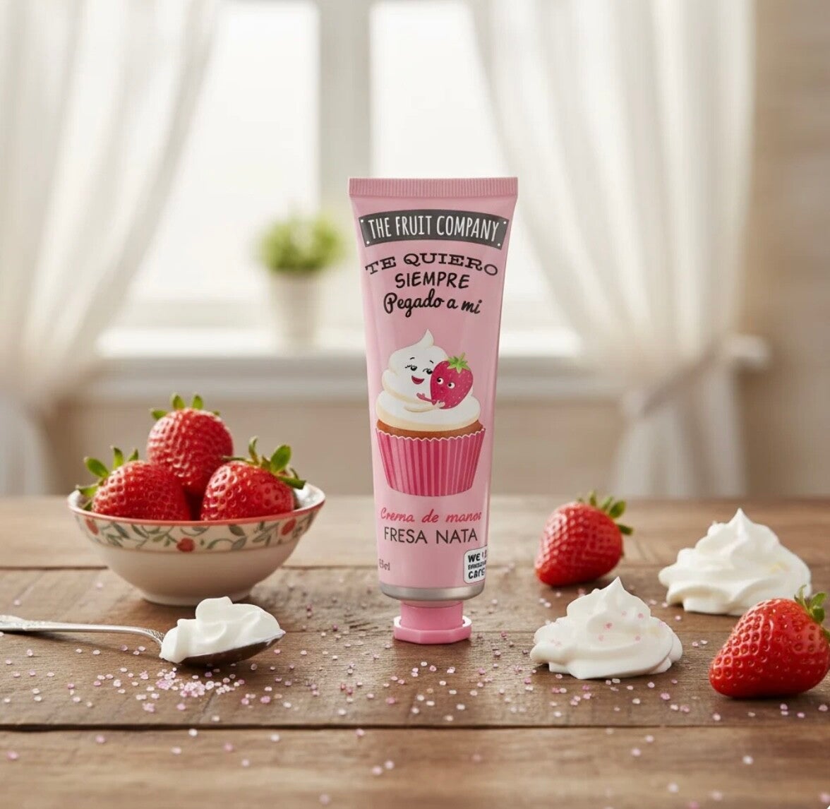 Crème mains - Fraise chantilly