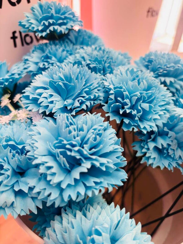 Fleur de savon - Bleu