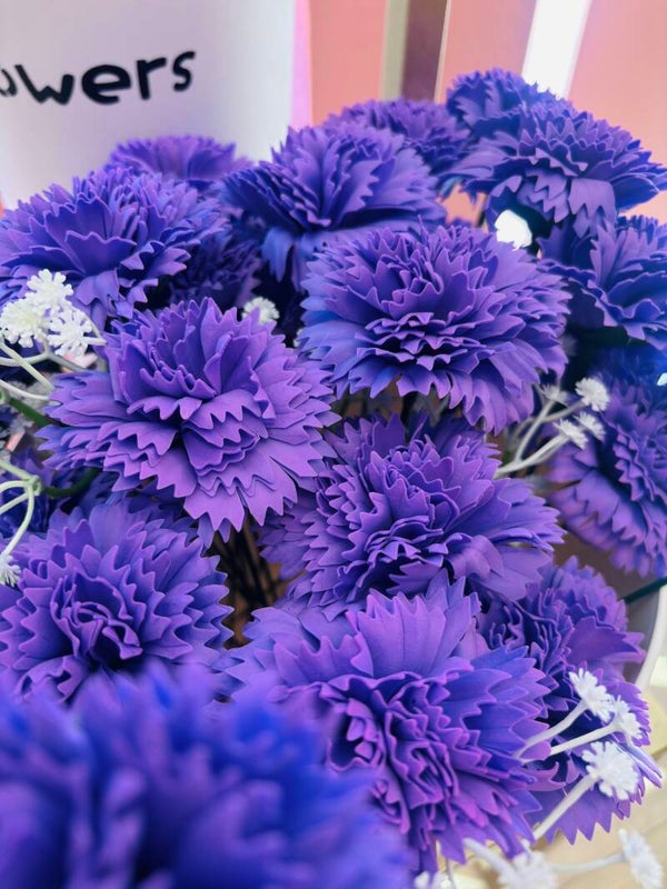 Fleur de savon - Violette