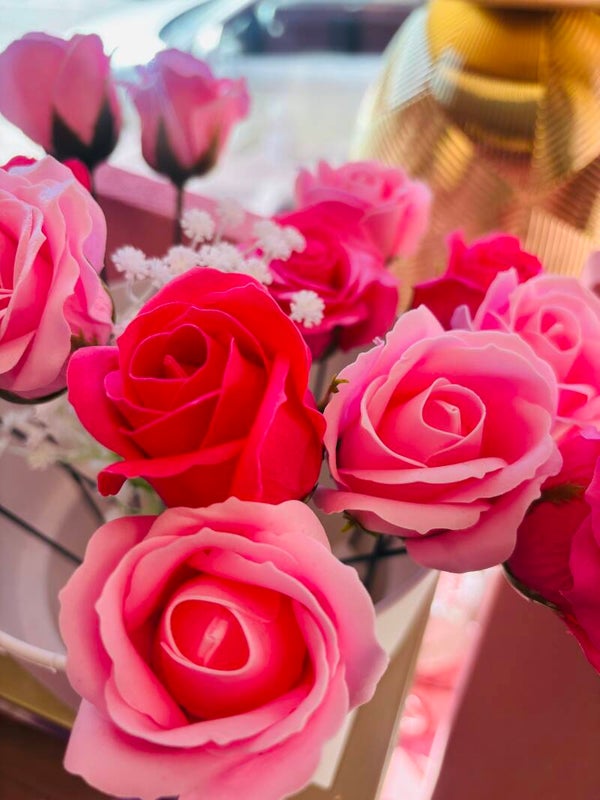 Roses de Savon  – Rose Vif