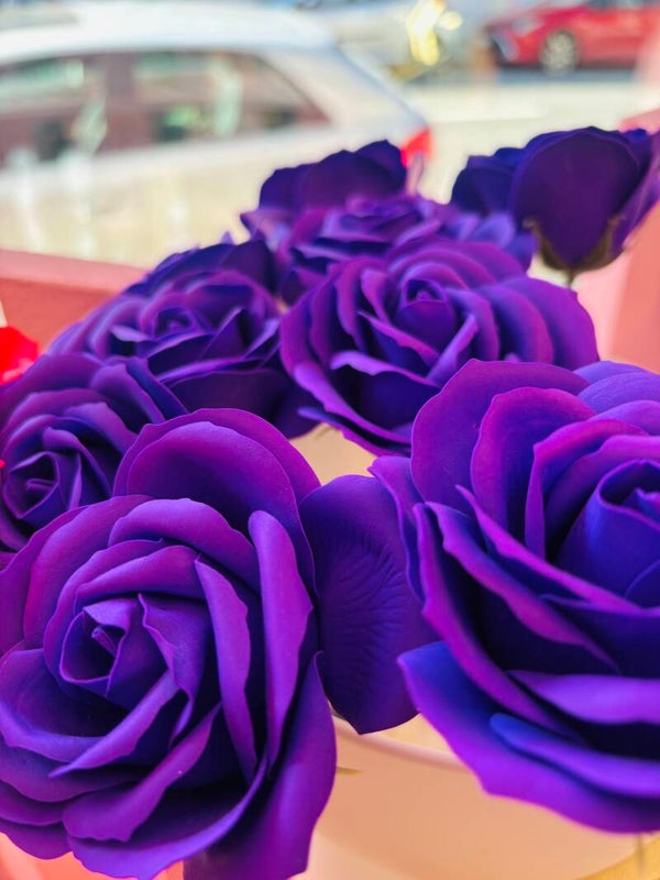 Roses de Savon – Aubergine