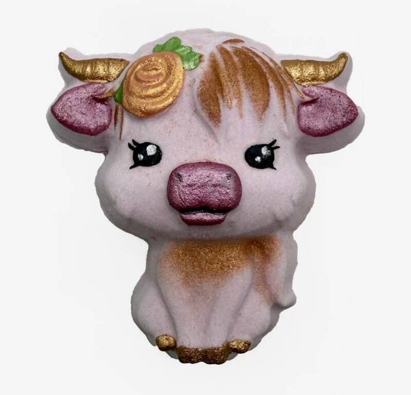 Bombe de bain - vache