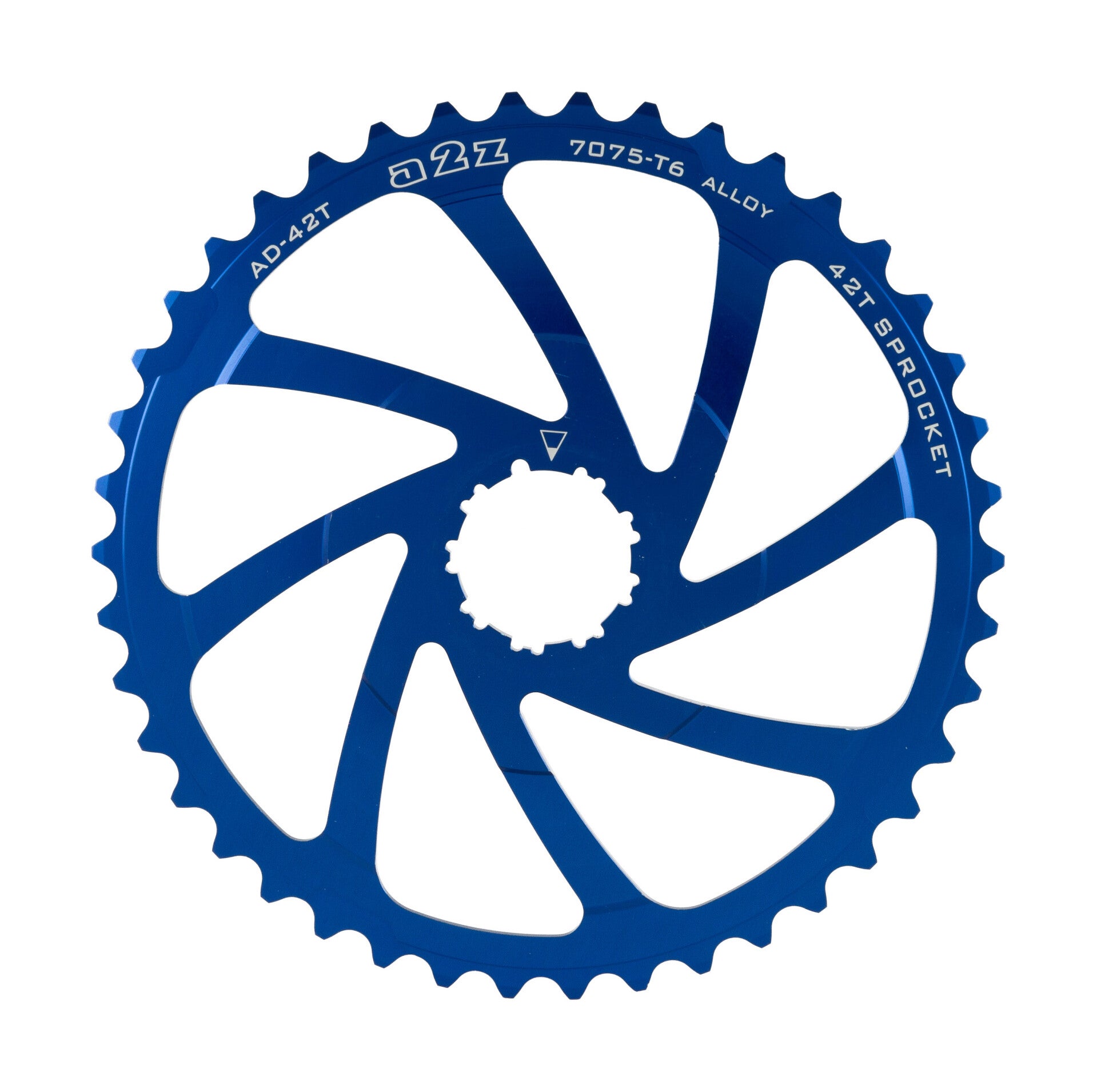 Wide Range Cassette Adapter Sprocket (42T, Blue)