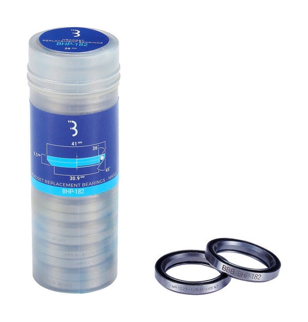 BHP-182 - Headset Bearings (×20, 1.1/8, 41×6.5mm, 36°×45°)