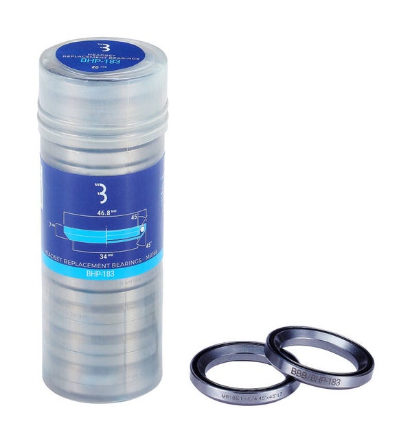BHP-183 - Headset Bearings (×20, 1.1/4, 46.8×7mm, 45°×45°)
