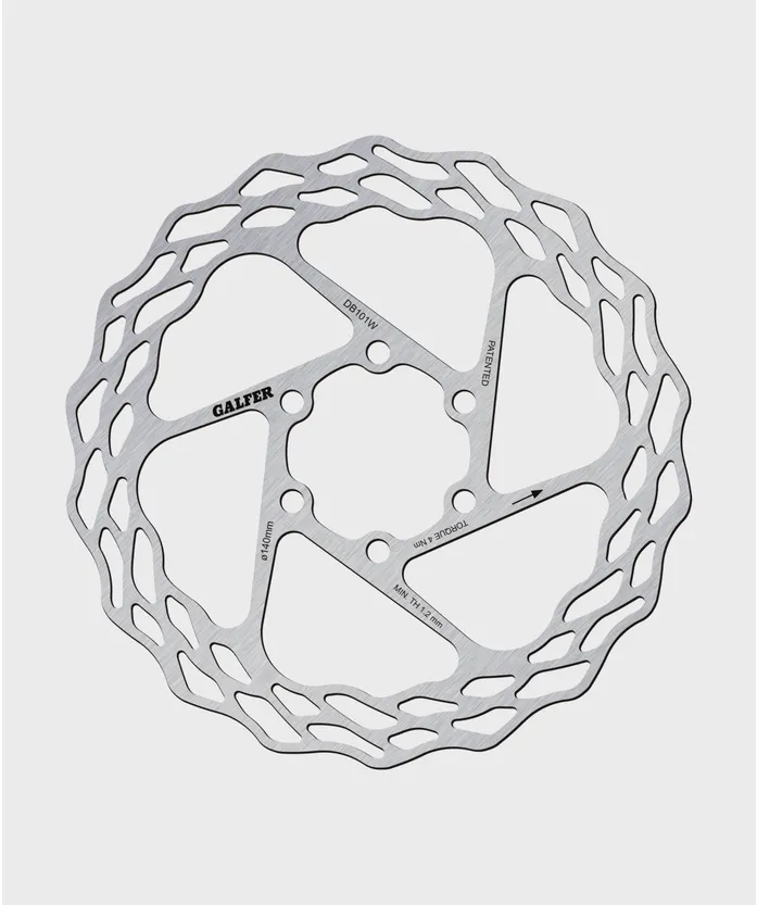 Galfer Wave Road Disc Rotor - 6 Bolt
