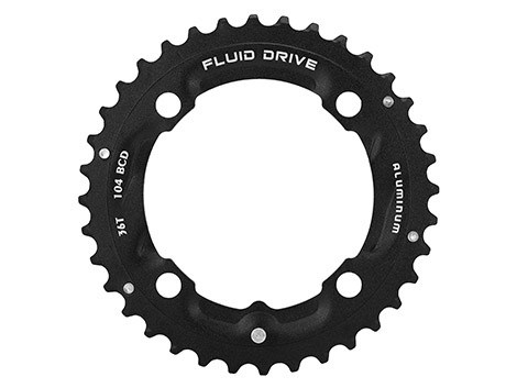 SUNRACE CHAINRING 36T ALLOY 104 PCD