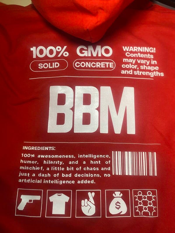 HTV Apparel | BBM Full Back (BBM Letter Log front0