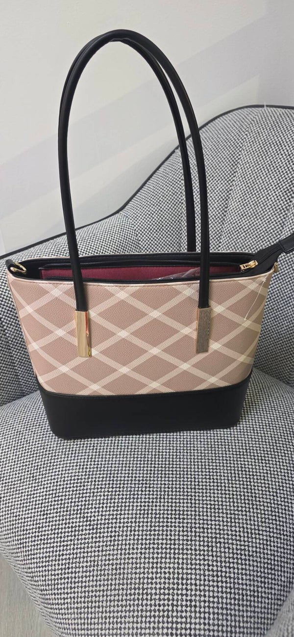 Plaid Tote Bag