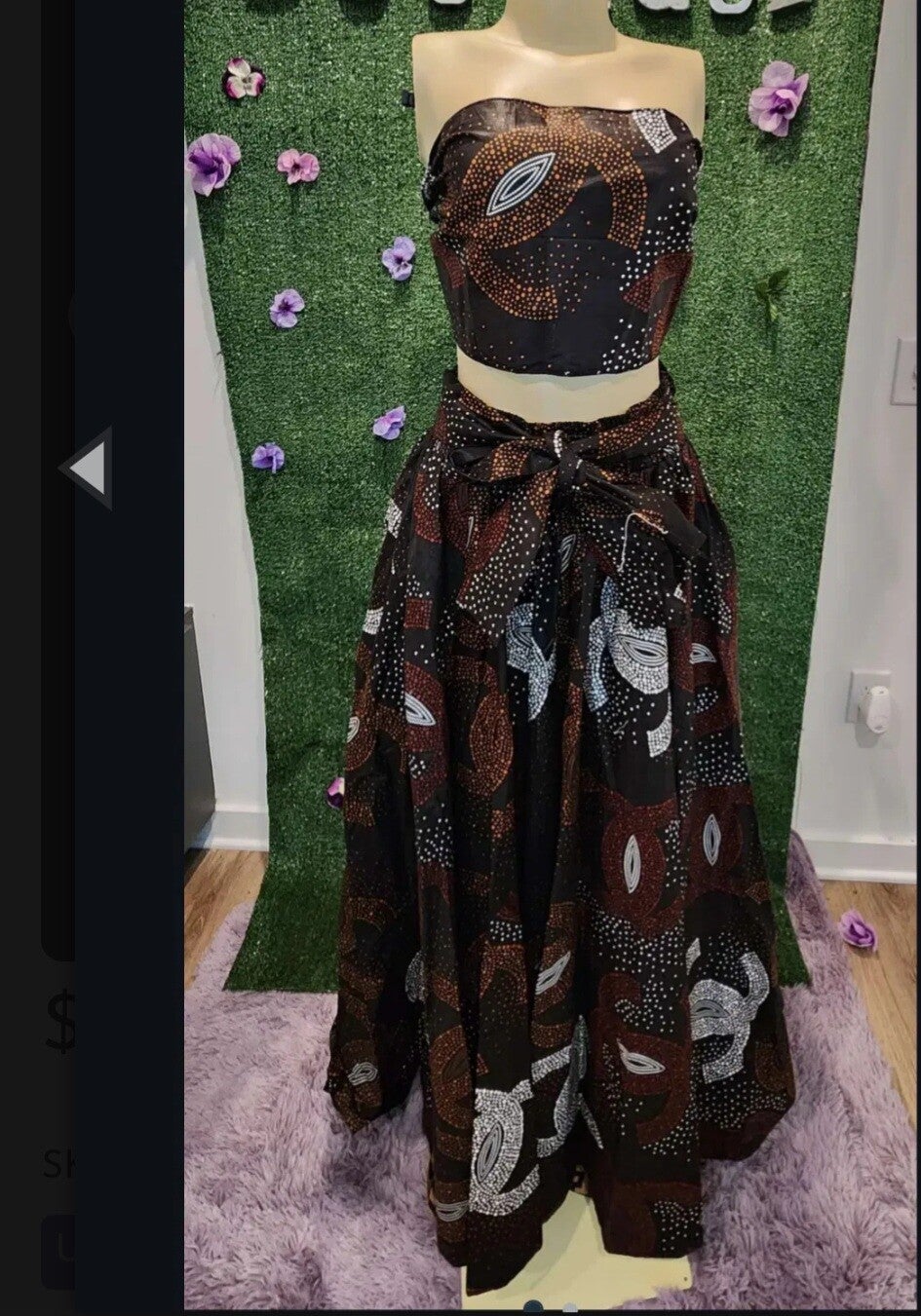 African Two-piece print