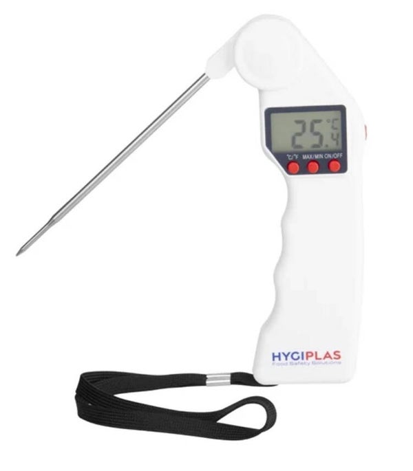 Share Hygiplas Easytemp Colour Coded White Thermometer