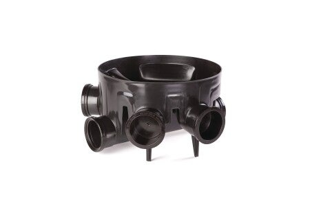 Osma 450mm Universal Inspection Chamber Base Straight Channel and 4x110mm Branches 4D922
