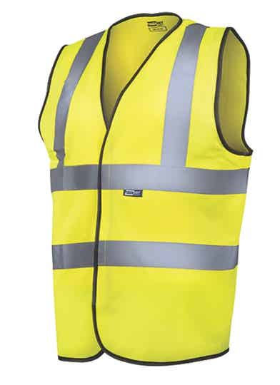 TOUGH GRIT HIGH VISIBILITY VEST YELLOW