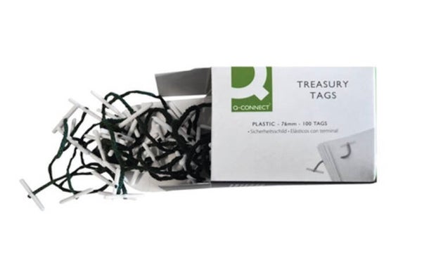 Q-Connect Plastic Treasury Tag 76mm