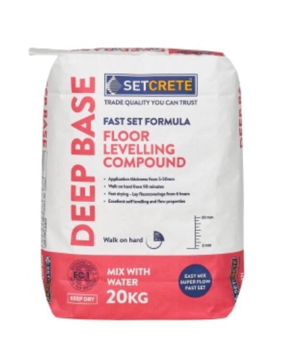 Setcrete Deep Base Floor Levelling Compound 20kg