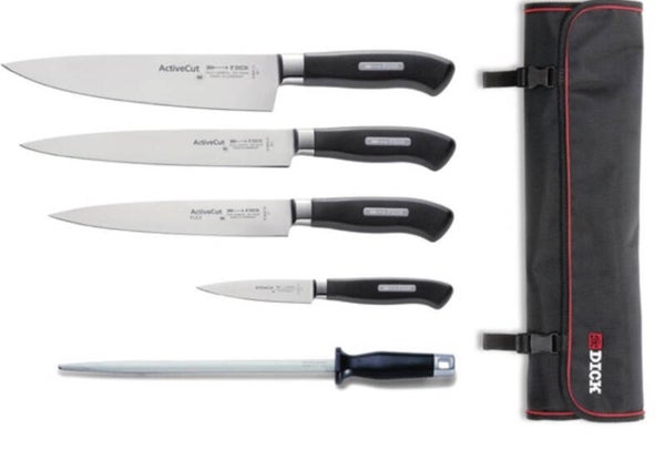 Dick Active Cut 5 Piece Knife Set with Wallet