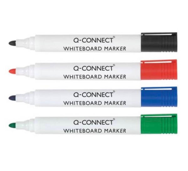 Q-Connect Drywipe Marker Pen Assorted