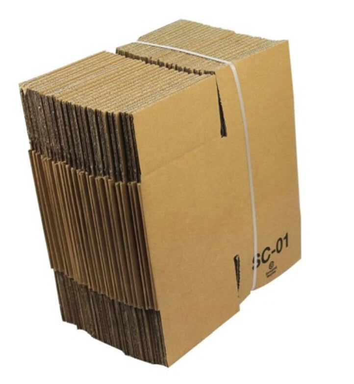 Single Wall Corrugated Dispatch Cartons 127x127x127mm Brown