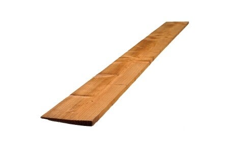 22mm x 150mm x 1.8m Brown Treated Featheredge Fencing Board