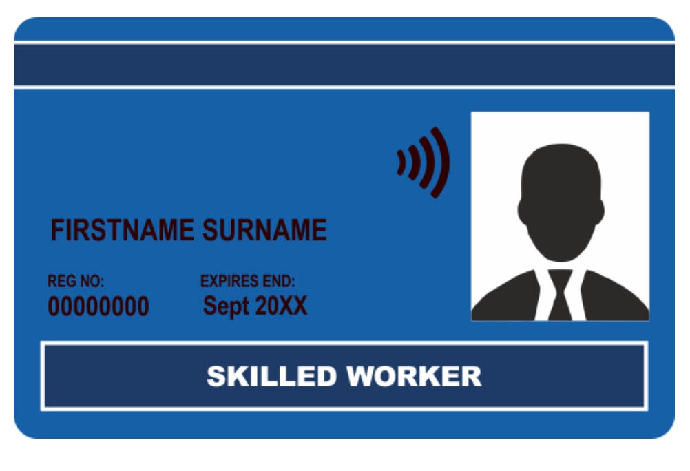 Blue CSCS Card - Skilled Worker