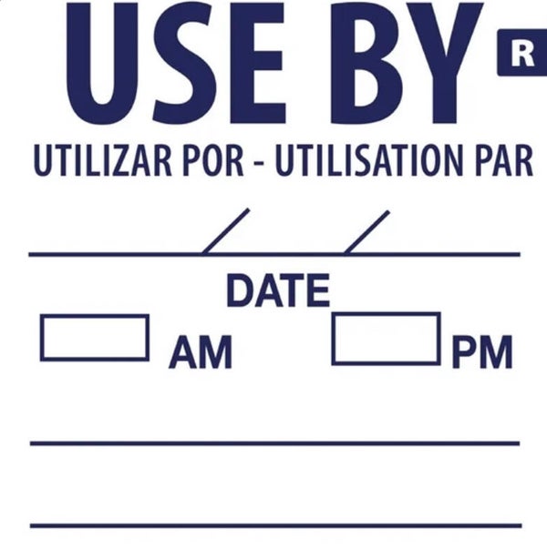 Share Hygiplas Removable Use By Labels