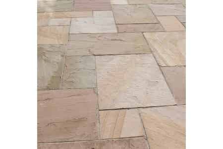 Finestone Calibrated Sandstone Paving Harvest 18mm Project Pack 22.2m2