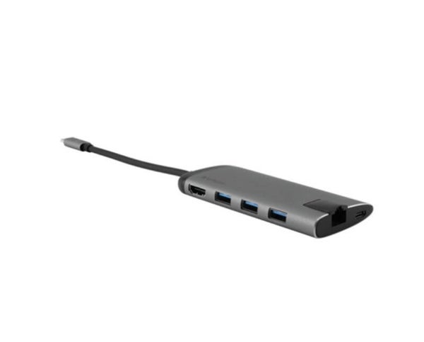 Verbatim USB-C Multiport Hub with USB/3 x HDMI/RJ45/SDHC/M-SDHC