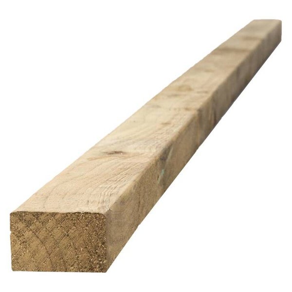 Sawn Treated Easi Edge 75 x 47mm (3" x 2") Kiln Dried 3.6m