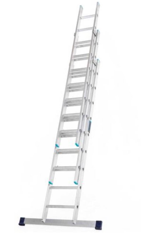 WERNER BOX SECTION DOUBLE EXTENSION LADDER