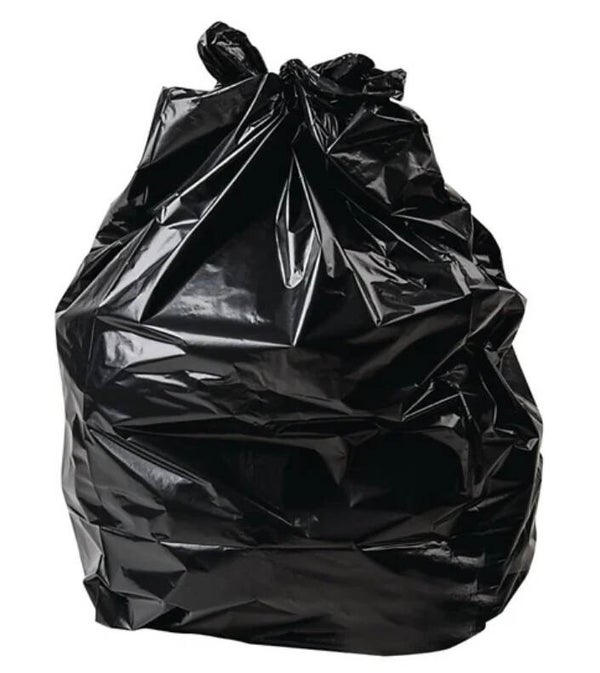 Jantex Medium Extra Heavy-Duty Black Bin Bags 70Ltr