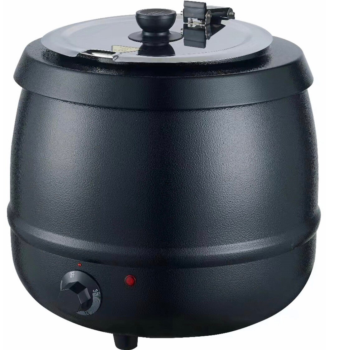 Commercial Soup kettle Black 10 litres