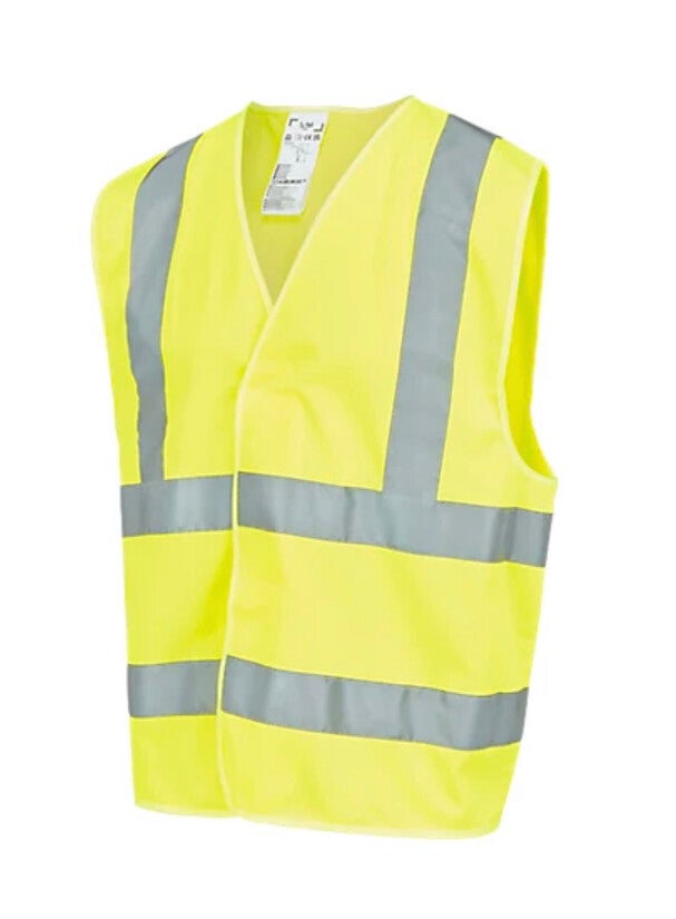 SITE RUSHTON HI-VIS WAISTCOAT YELLOW