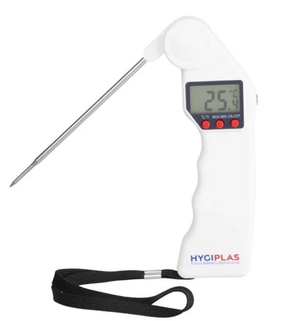 Hygiplas Easytemp Colour Coded White Thermometer
