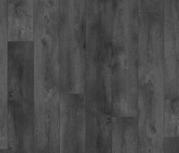 Novocore Embossed Dark Grey Luxury Vinyl Flooring - 1.98m2