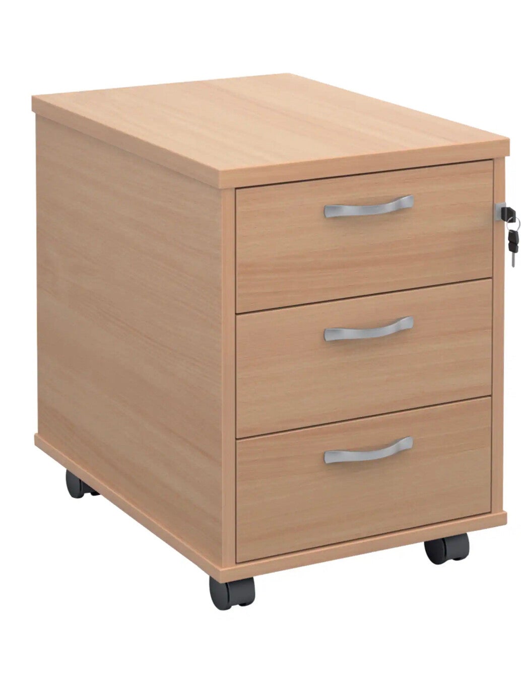 Dams International Premier Mobile Pedestal 3 Drawers Lockable