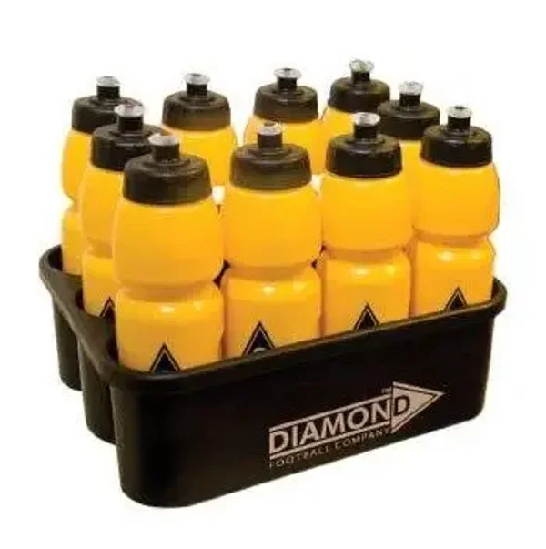 Diamond Football Bottle Carrier and Bottles