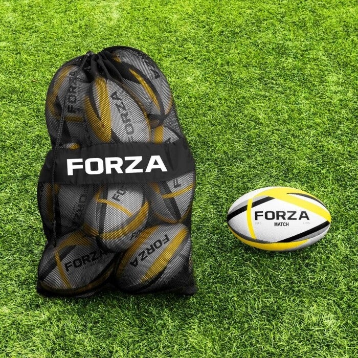 FORZA Match Rugby Balls & Carry Bag