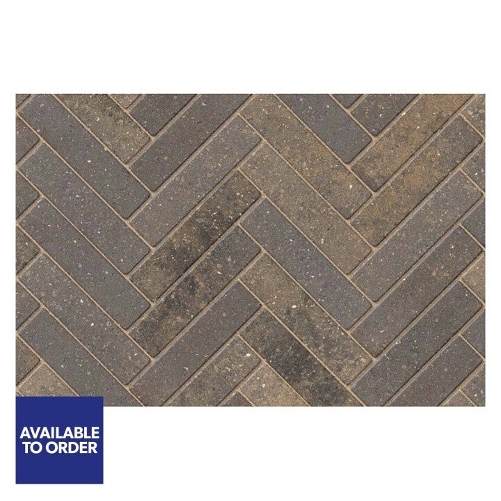Stonemarket Avenu Linear Paver Charcoal 200x50x60mm