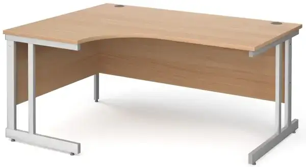 Gentoo Corner Desk with Double Upright Leg