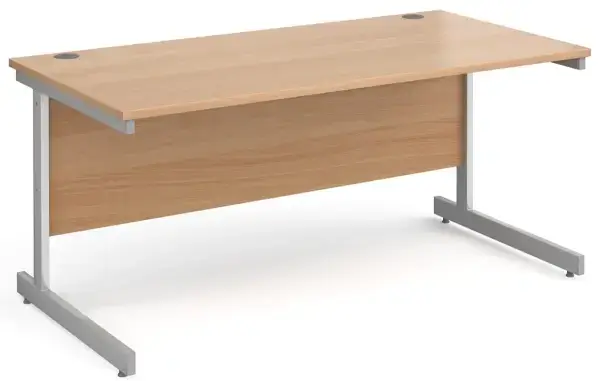Gentoo Rectangular Desk with Single Cantilever Legs