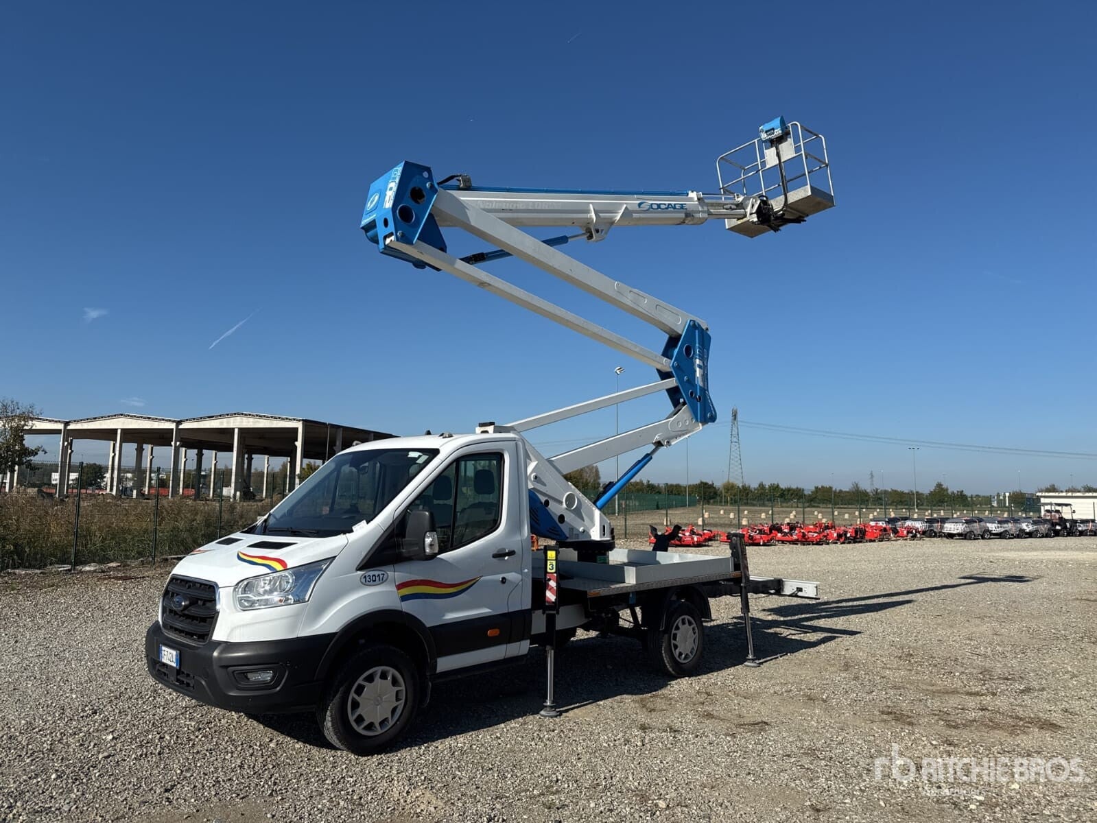 2021 Socage 20D 20 m on 2021 Ford Transit Piattaforma autocarrata