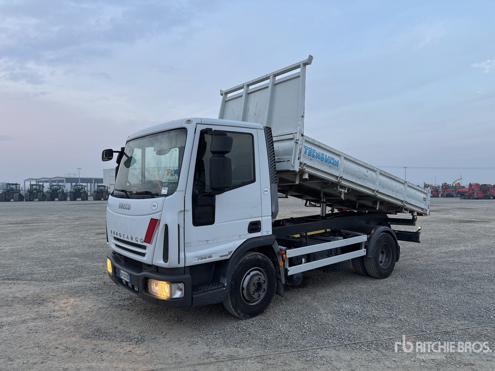 2008 Iveco Eurocargo 75E16 4x2 Autocarro ribaltabile