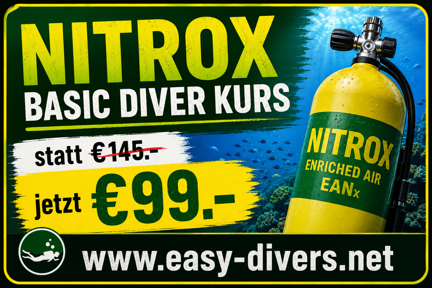Nitrox Basic Diver Kurs - Starttermin jetzt !
