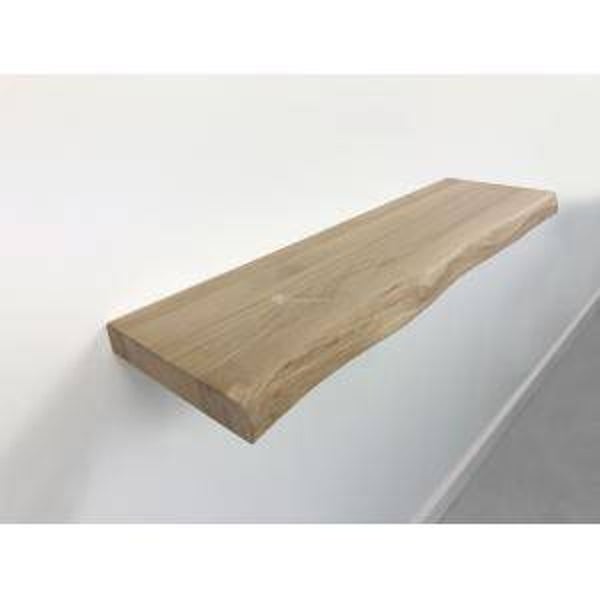 Wandplank Boomstam/Recht tot 15cm diep 4cm dik