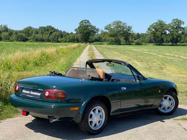 VERKOCHT! MAZDA MX5 NA 1.6 116PK BRG&TAN, ZEER NETTE STAAT!