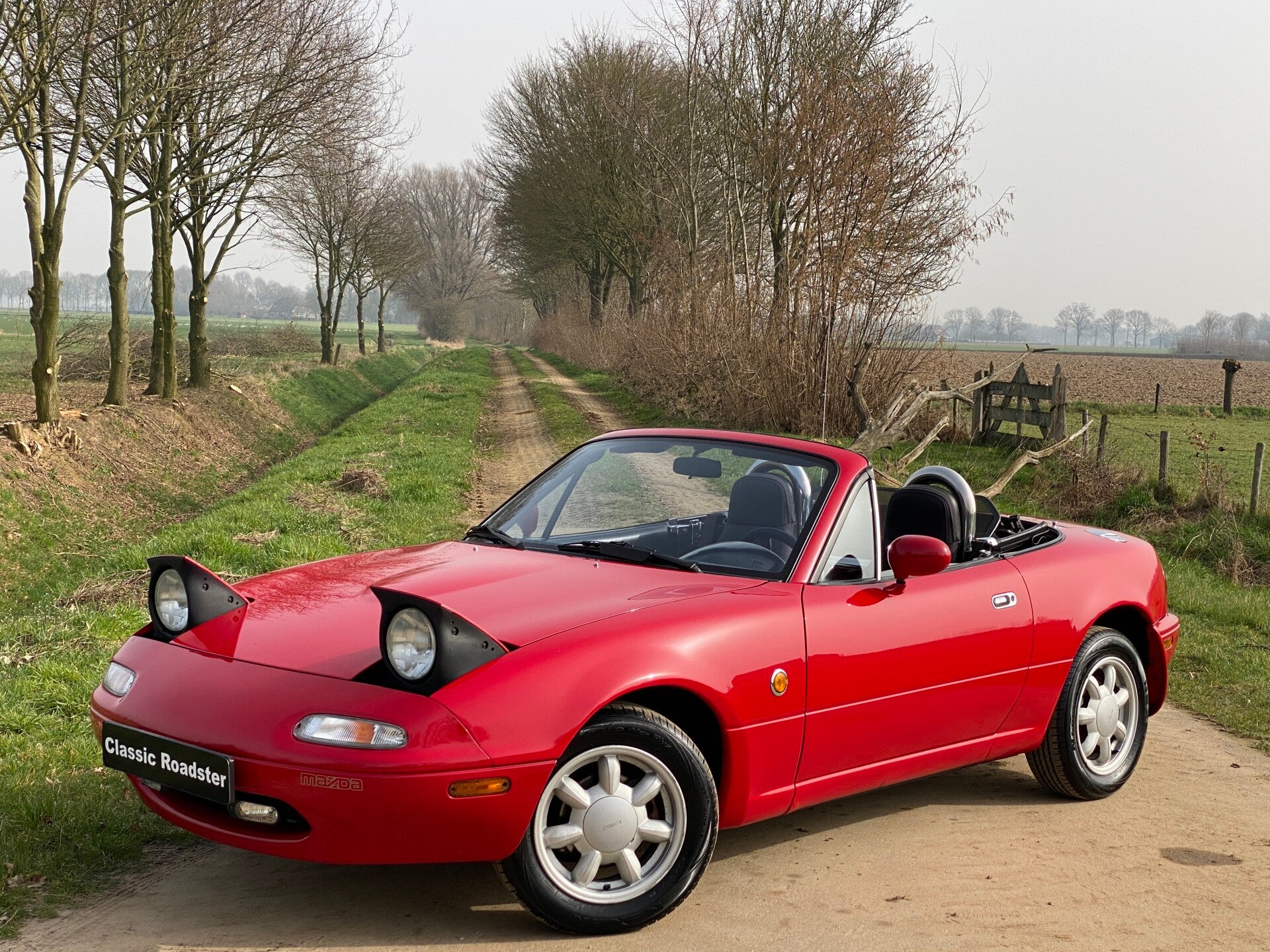 MAZDA MX5 NA 1.6 116PK, 1991, CLASSIC RED
