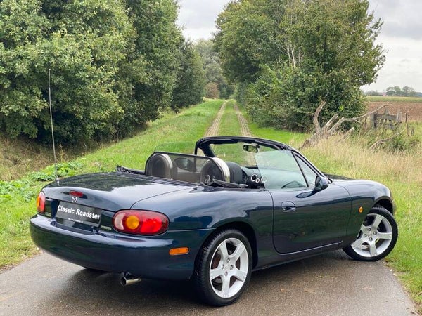 VERKOCHT!!! MAZDA MX5 NB 1.8 140PK, TWILIGHT BLUE, PRACHTIGE STAAT, LEDER