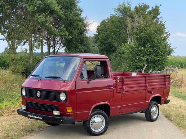 VOLKSWAGEN T3 PRITSCHE 1986, PICK UP, BENZINE, TREKHAAK
