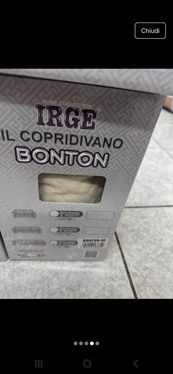 Copridivano Irge 4 posti