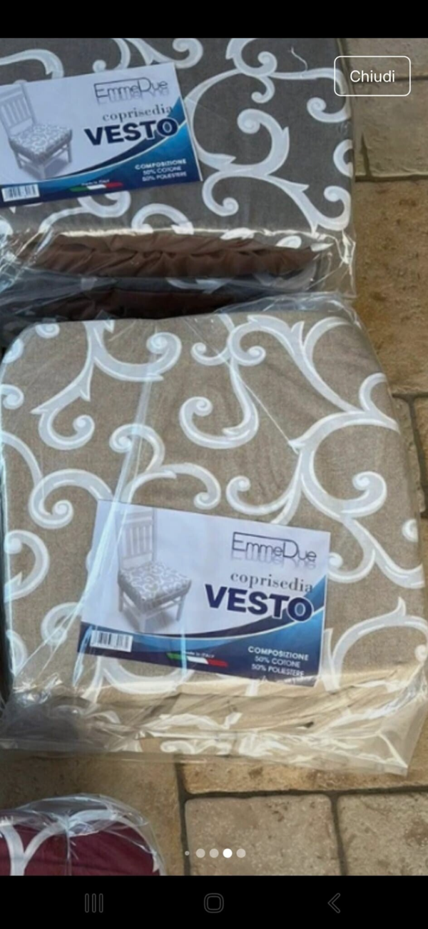 6 coprisedia vesto a molla